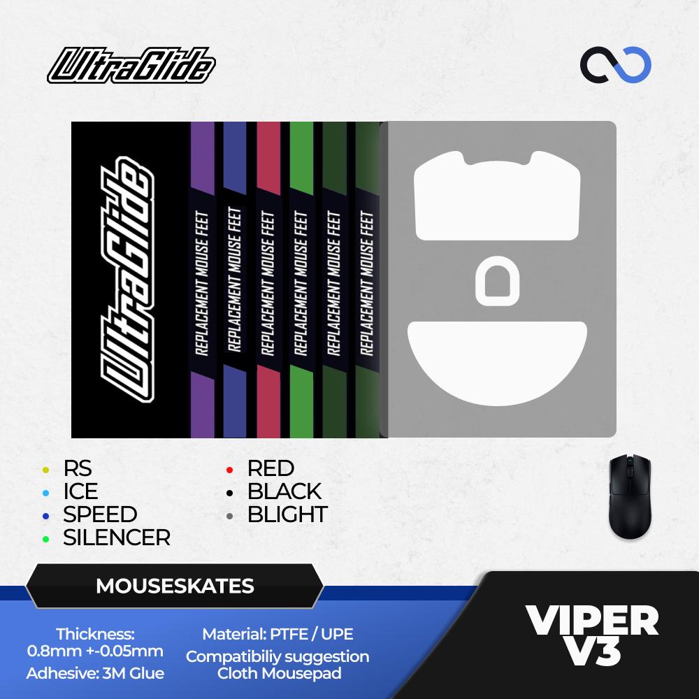 Meow Gaming Gear Ultraglide Rzr Viper V3 Hyper Speed Gaming Mouse Feet / Mouse Skate