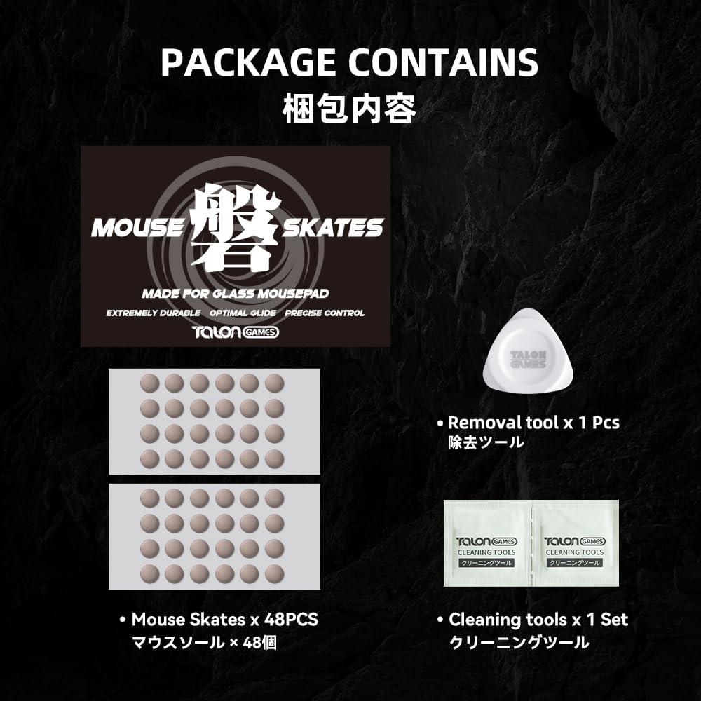 Talongames Iwa Dots Universal Silent Mouse Feet / Mouse Skate Mixed PTFE (Hybrid-Control)
