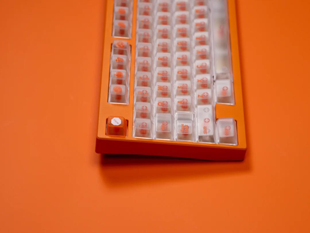 LeleLab X Sensy Juicy Transparent Keycaps Cherry Profile UV Printed ABS Keycap 159-Keys