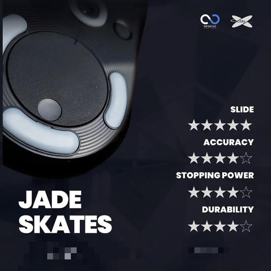 XRaypad Jade Universal Donuts PTFE Mouse Feet / Mouse Skate for Cloth Mouse pad (Speed)