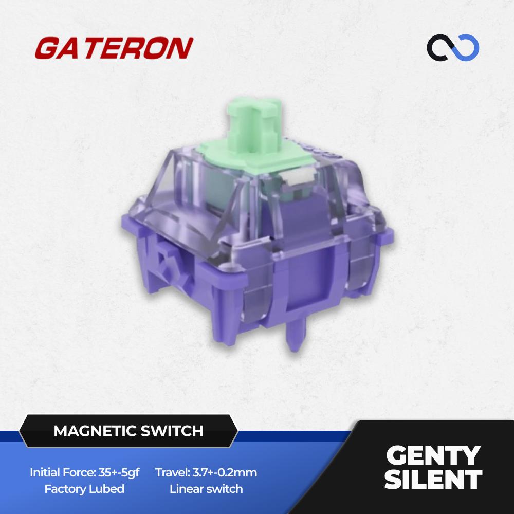 Gateron Genty Silent Gaming Magnetic Hall Effect Keyboard switch (Linear)