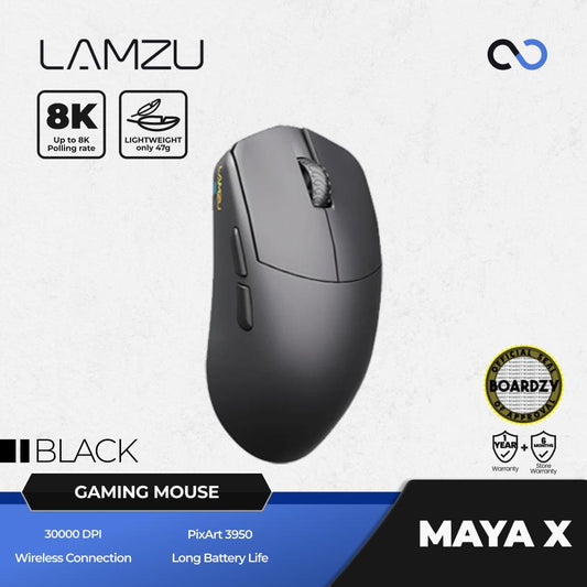 Lamzu Maya X 8k Wireless Ultra Light Ambidextrous Gaming Mouse