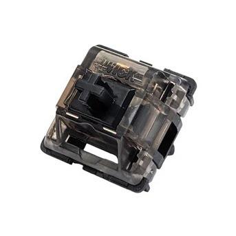JWK / JWICK Black Ultimate Smokey Mechanical Keyboard PCB Mount Switch (Linear)