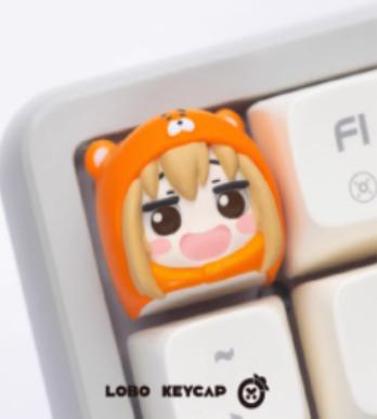 Lobo Umaru Himouto! Umaru-chan Anime Theme Artisan Keycaps Resin Keycap