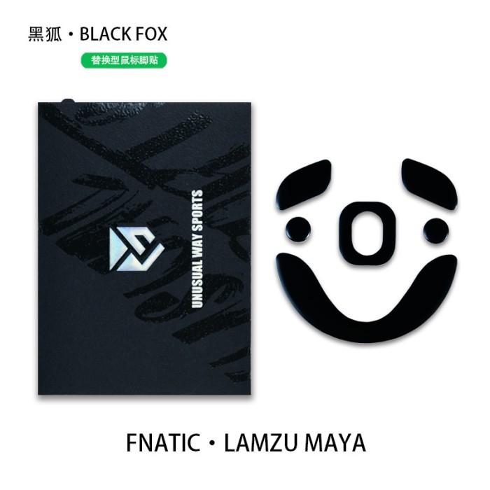 Unusual Way Sports Black Fox Lamzu Maya X Gaming Mouse Feet / Mouse Skate UHMW-PE (Control)