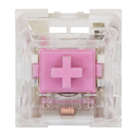 Kailh Speed Pink / Rose Pink Lubed mechanical keyboard switch (Clicky)