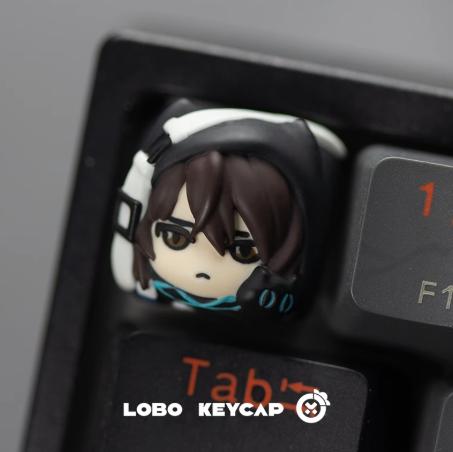 Lobo Phantom Arknights Theme Artisan Keycaps Resin Keycap