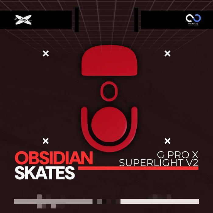 XRaypad Obsidian G Pro X Superlight 2 PTFE Mouse Feet / Mouse Skate for Glass pad (Control)