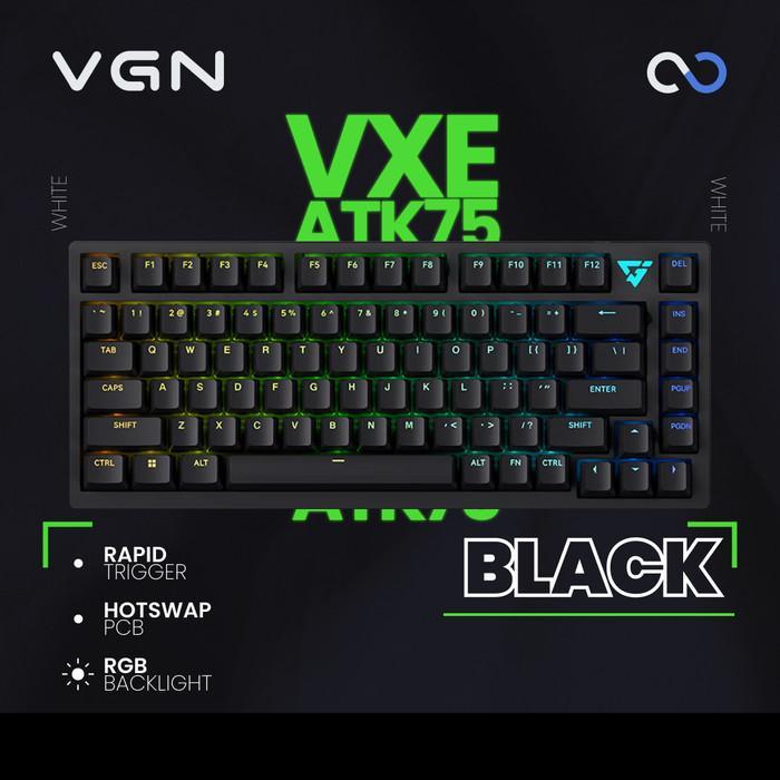 VGN VXE ATK75 / ATK-75 Hall Effect 65% Alu Keyboard Rapid Trigger Wooting