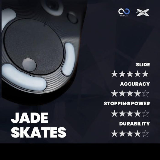XRaypad Jade Razer DeathAdder V3 Pro PTFE Mouse Feet / Mouse Skate for Cloth Mouse pad (Speed)
