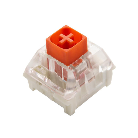 Kailh Box Heavy Burnt Orange Lube mechanical keyboard switch (Tactile)