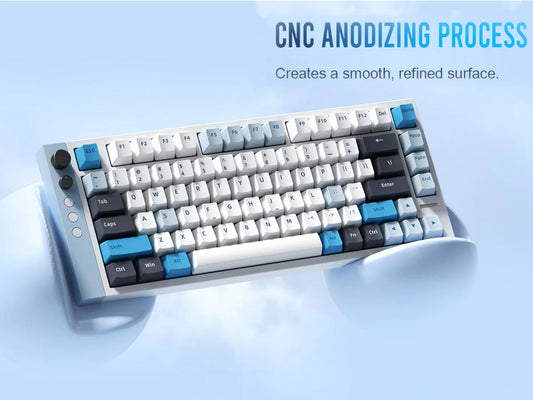 LAMZU JET75 HE 8K Hall Effect 75% Gaming Keyboard Aluminum Rapid Trigger SOCD DKS Wooting