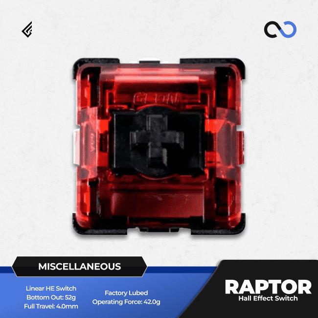 Geonworks Raptor HE Hall Effect Keyboard switch (Linear)