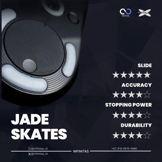 XRaypad Jades Universal Dots PTFE Mouse Feet / Mouse Skate for Cloth Mouse pad (Speed)