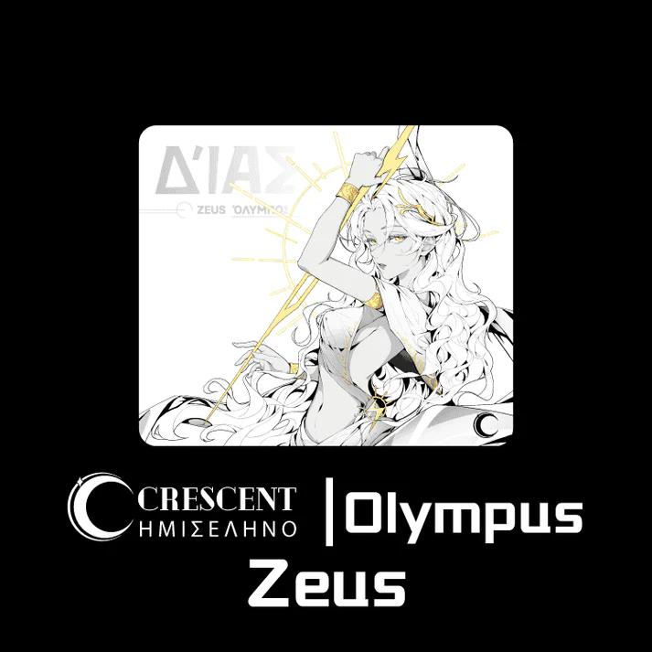 Crescent Zeus Olympus Poron Base Gaming Mousepad (Hybrid)