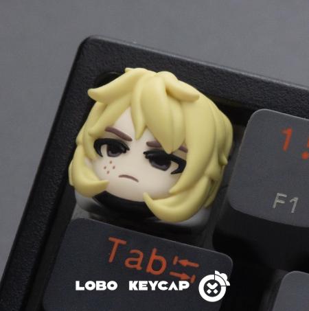 Lobo Deadlock Valorant Agent Theme Artisan Keycaps Resin Keycap