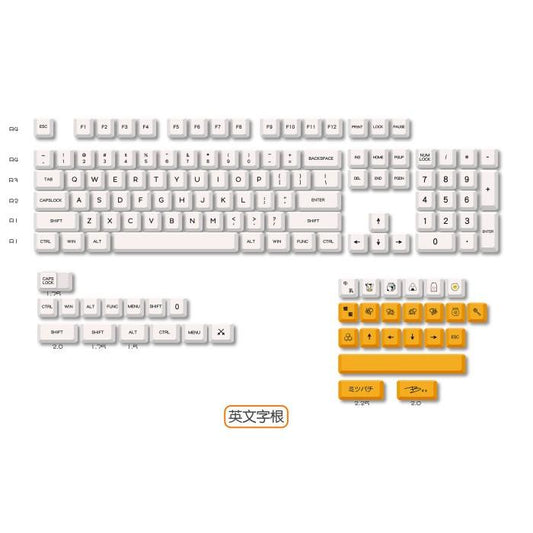 Keycaps PBT Honey and Milk / Honey Milk XDA Profile Keycap