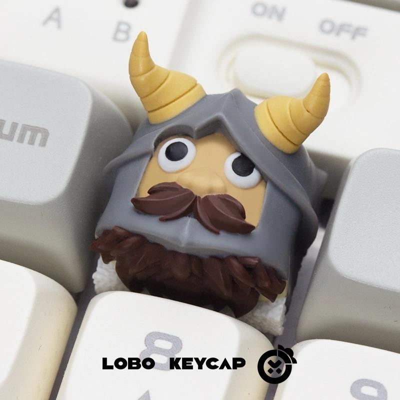 Lobo Senshi Dungeon Meshi Anime Theme Artisan Keycaps Resin Keycap