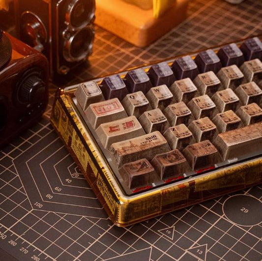 Infinitas Keycaps PBT Old Shanghai OEM Profile Dye Sub Keycap 147-Keys