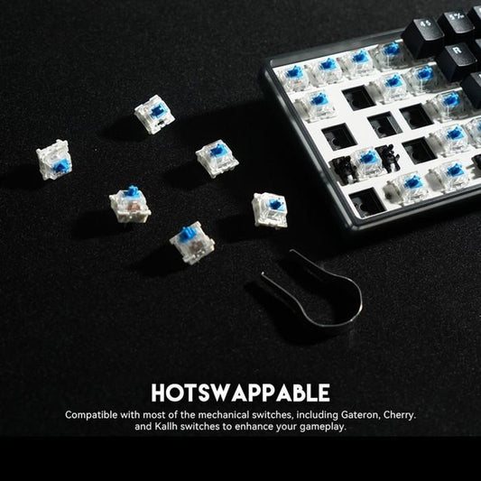 Fantech Maxfit61 Frost MK857 60% Hotswap Mechanical Keyboard