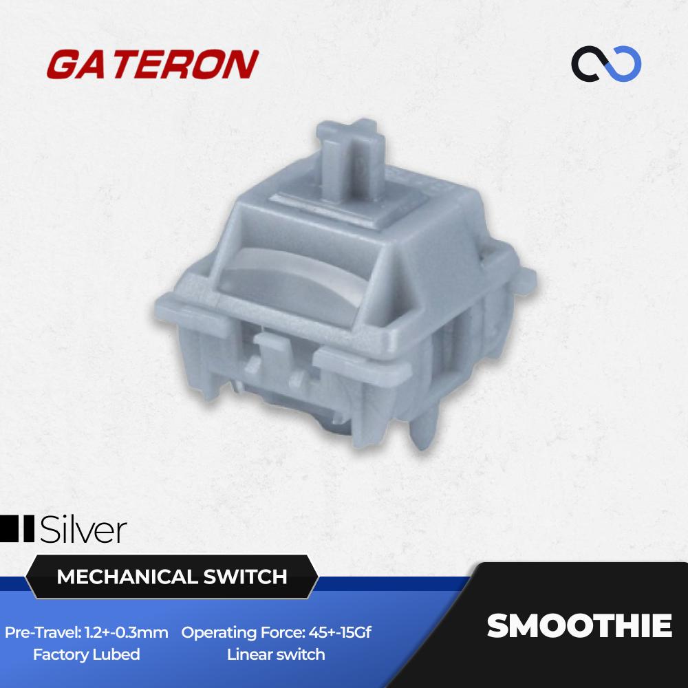 Gateron Silver Smoothie Gaming Mechanical Keyboard switch (Linear)