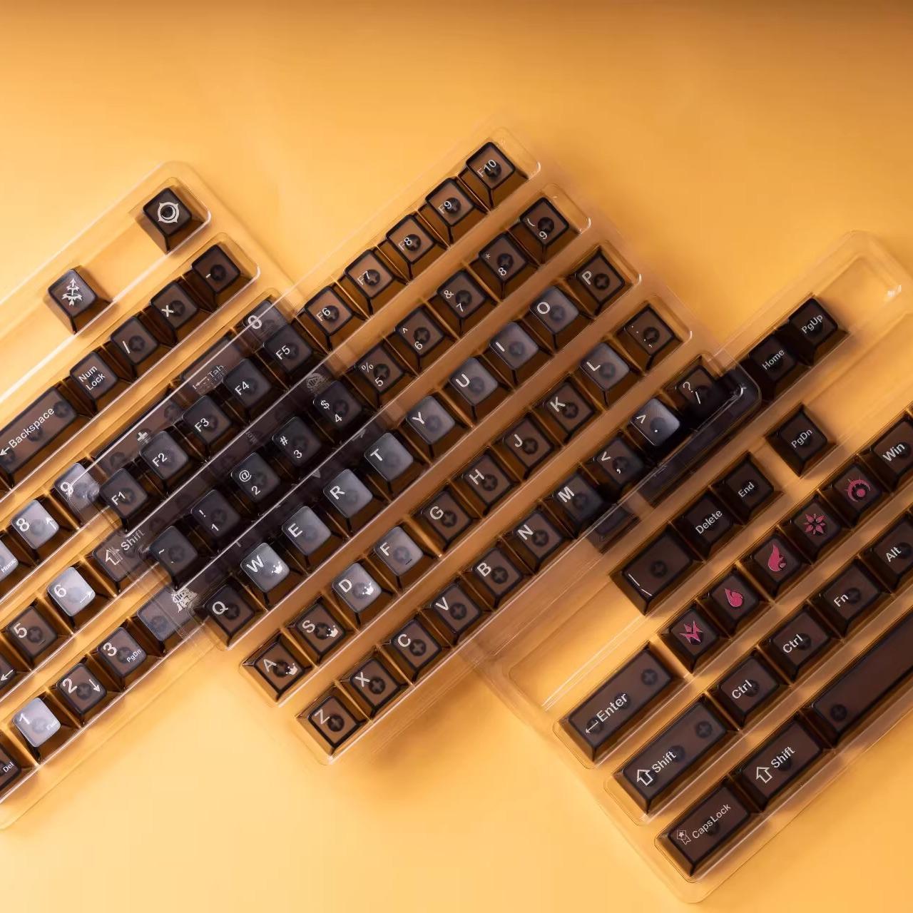 MZ Studio Y3 Matte Keycaps Cherry Profile UV-Print PC Keycap 115-Keys