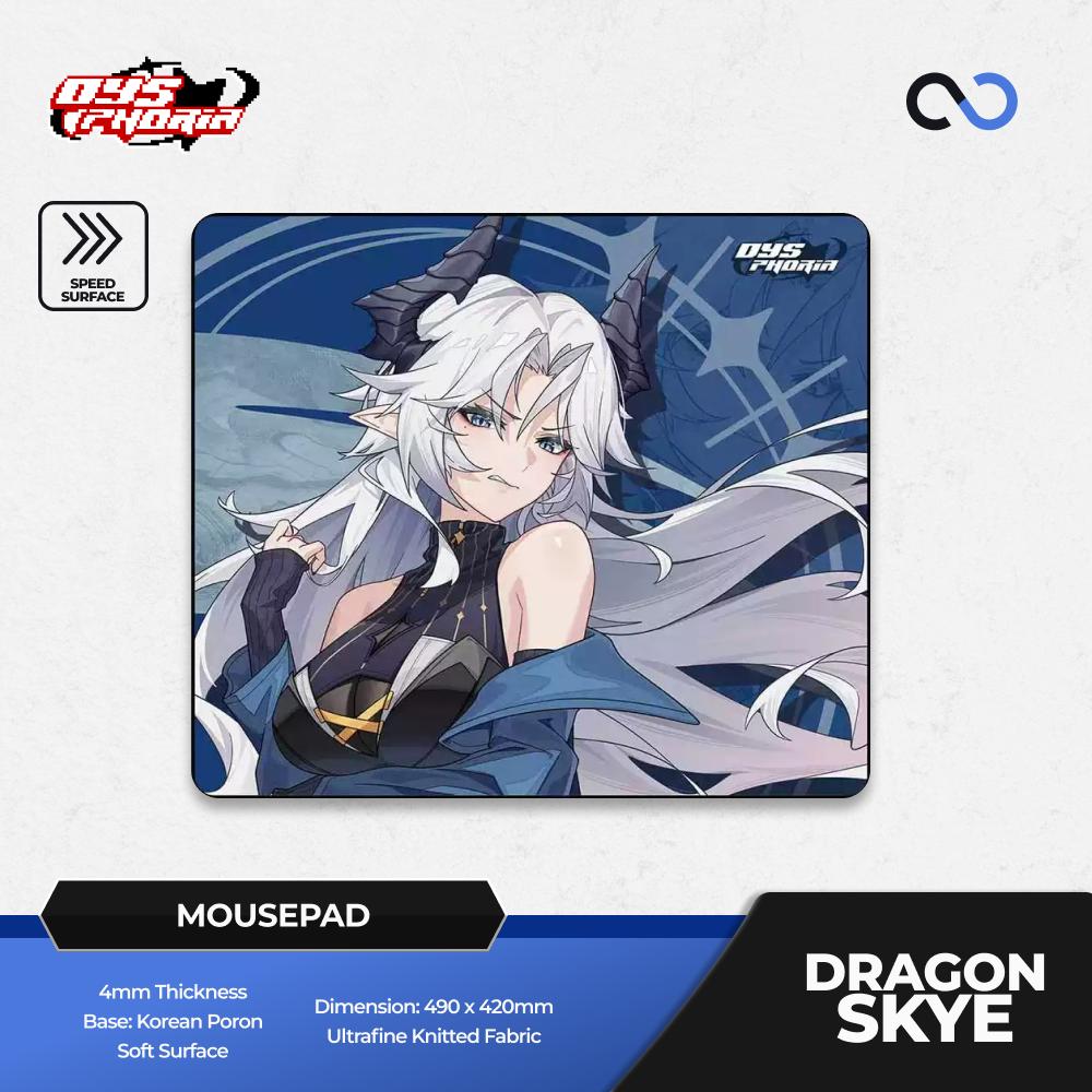 Dysphoria Dragon Skye Poron Base Gaming Mousepad (Speed)