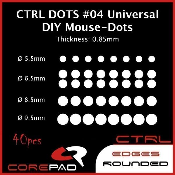 Corepad CTRL DOTS Universal PTFE Gaming Mouse Feet / Mouse Skate (Control)