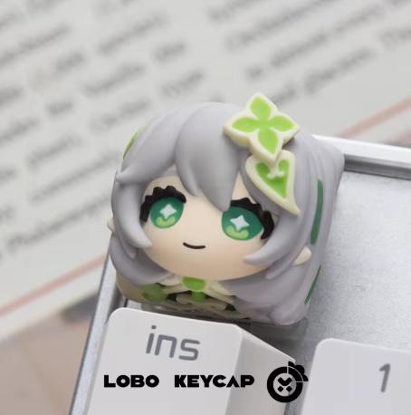 Lobo Nahida Genshin Impact Theme Artisan Keycaps Resin Keycap