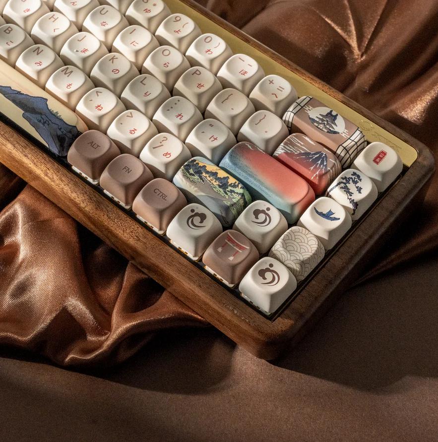 XVX Fugaku Keycaps MOA Profile Dye sub PBT Keycap 140-Keys