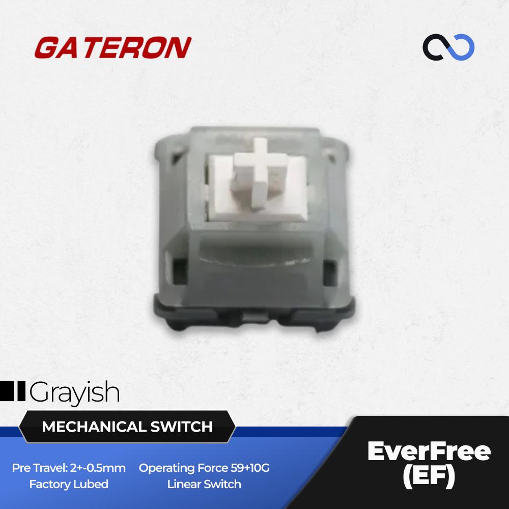 Gateron EF Grayish Mechanical Keyboard switch (Linear)
