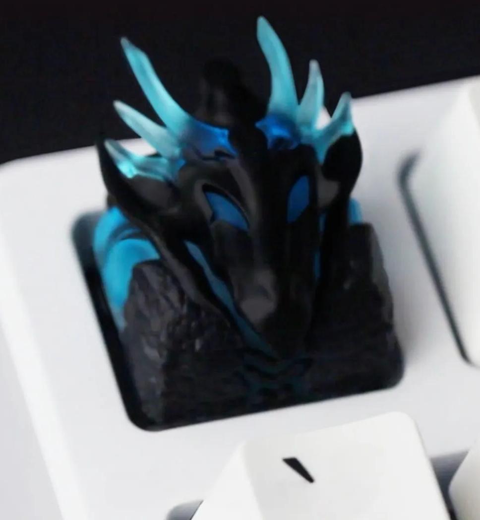 Lobo Kaisel Wyvern Solo Leveling Anime Artisan Keycaps Resin Keycap