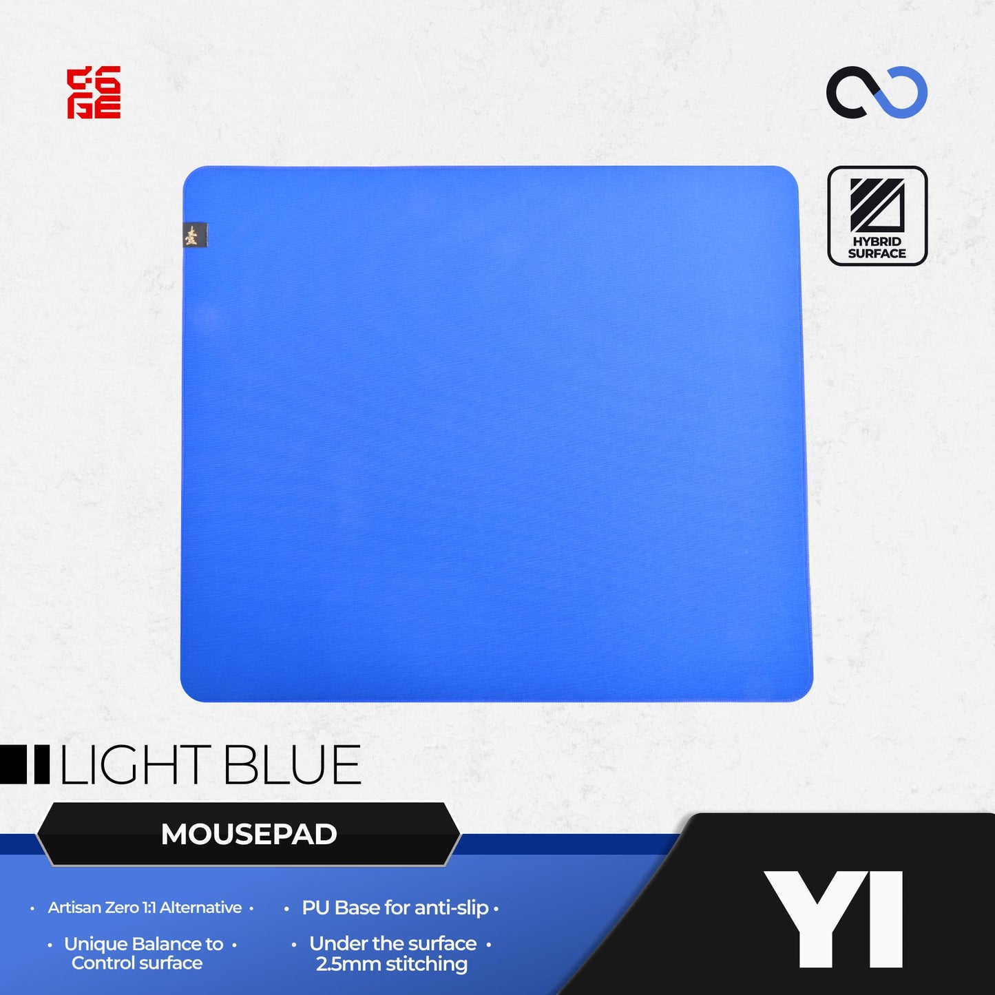 D-Glow YI Poron Base Soft Gaming Mousepad Artisan Zero Clone (Balance)