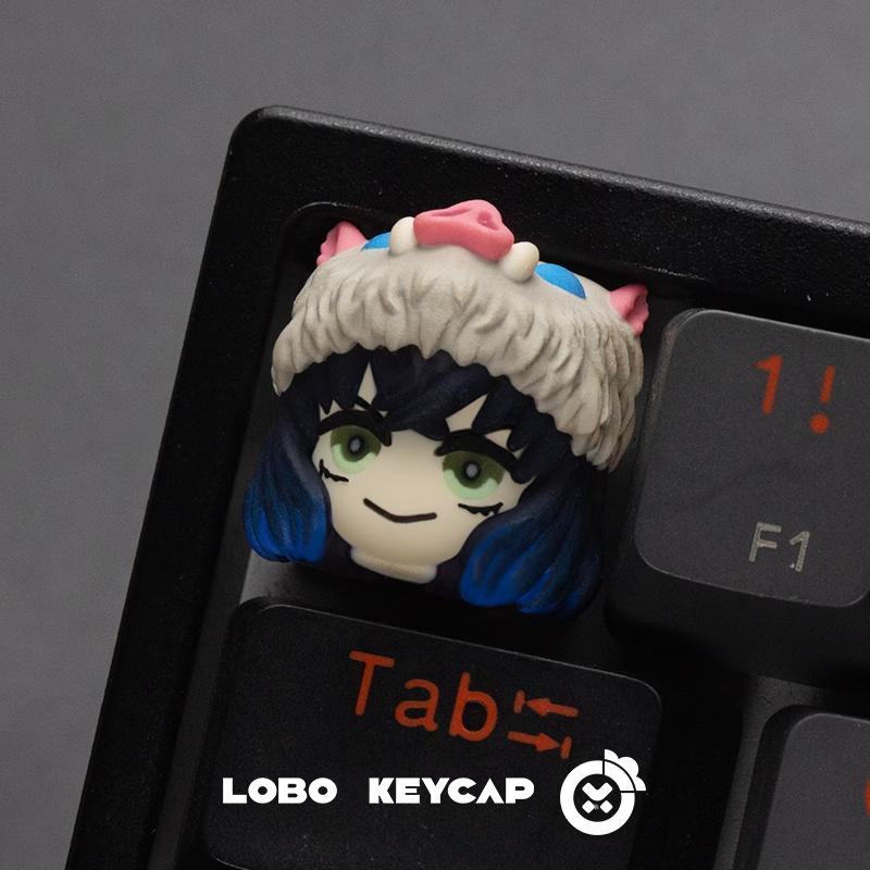 Lobo Inosuke Hashibira Demon Slayer / Kimetsuno Yaiba Anime Theme Artisan Keycaps Resin Keycap