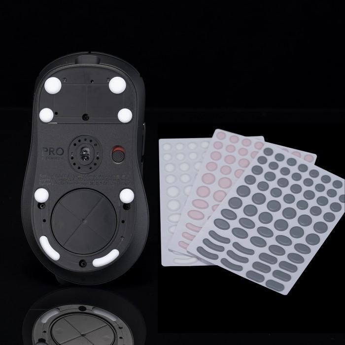 TBTL BTL V2 Jade White Dots Universal Mouse Feet / Mouse Skate PTFE for Cloth Mouse pad (Speed)