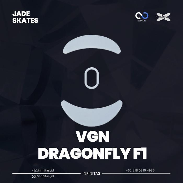 XRaypad Jade VGN Dragonfly F1 / F-1 Series PTFE Mouse Feet / Mouse Skate for Cloth Mouse pad (Speed)