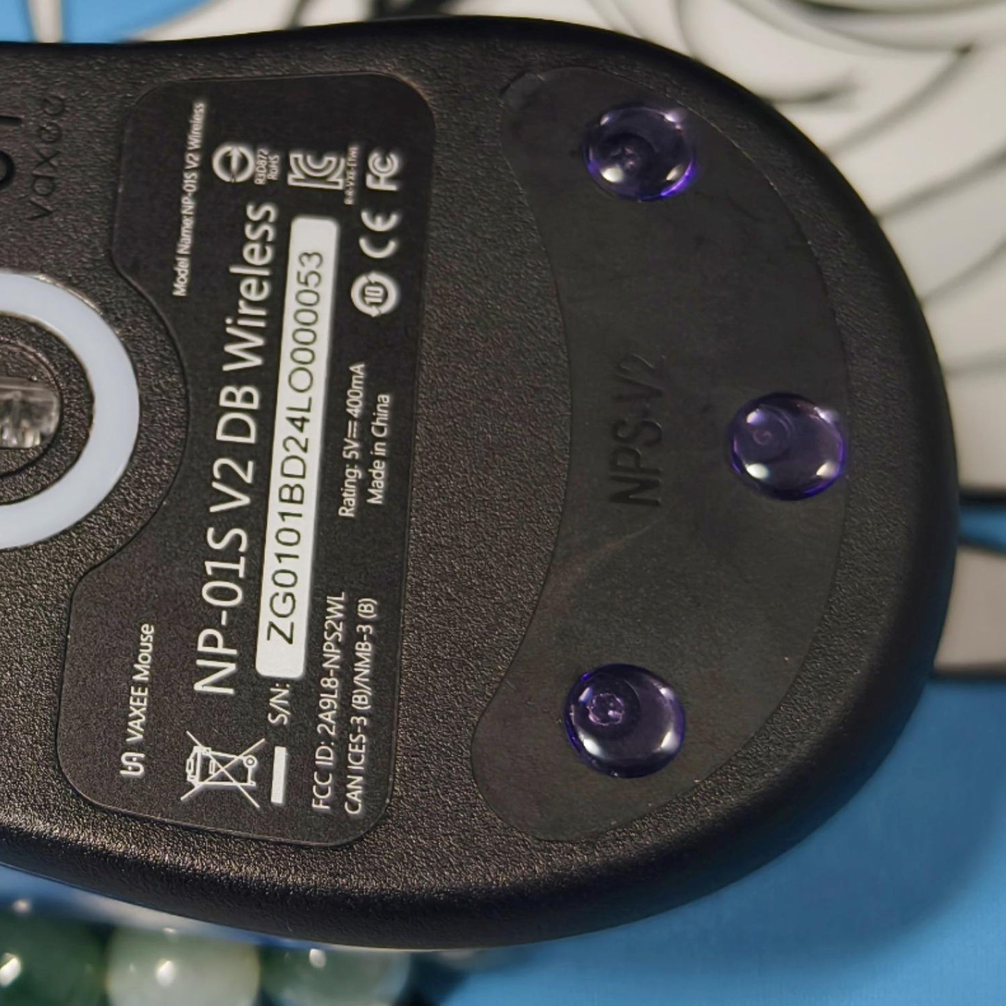 Unusual Way Sports Fox Gaze Dots Universal Glass like Mouse Feet / Mouse Skate Corundum (Speed-Hybrid) / Zircon (Control)