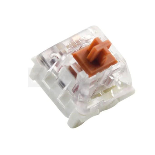 Kailh Speed Bronze White Pre-Lubed mechanical keyboard switch (Clicky)