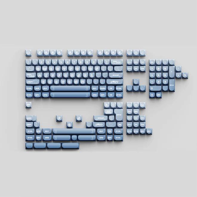 Chilkey Ocean Party Keycaps DDA Profile Dye Sub PC Keycap 170-Keys by Wuque Studio
