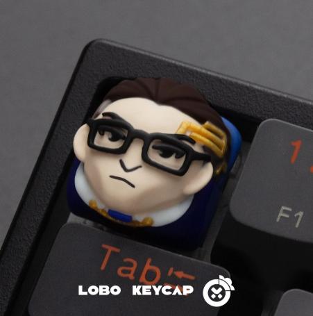 Lobo Chamber Valorant Agent Theme Artisan Keycaps Resin Keycap