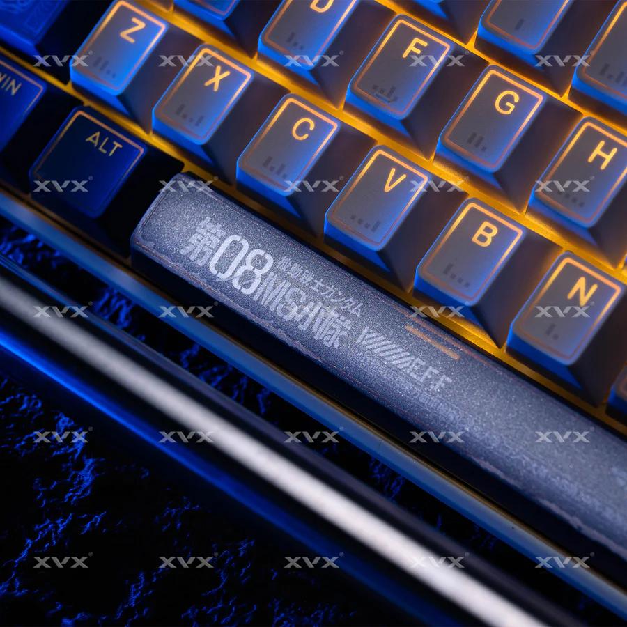 XVX Prism Gundam Anime Theme Keycaps Cherry Profile Double Shot Shine Through PBT Keycap 142-Keys