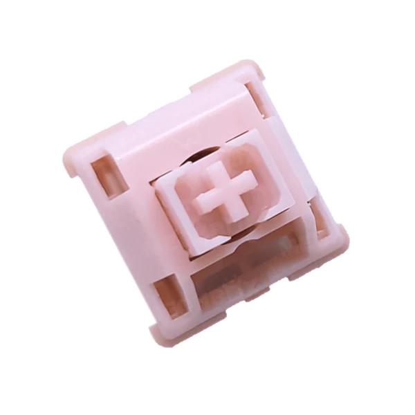 Wuque Studio WS Aurora Pink Lubed mechanical keyboard switch (Linear)