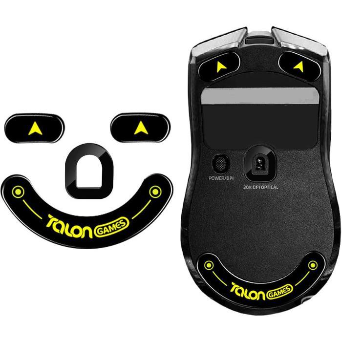 TALONGAMES Glass ULTRA Razer Viper V2 Pro Glass Mouse Feet / Glass Skate for Cloth Mouse pad (Speed-Control)