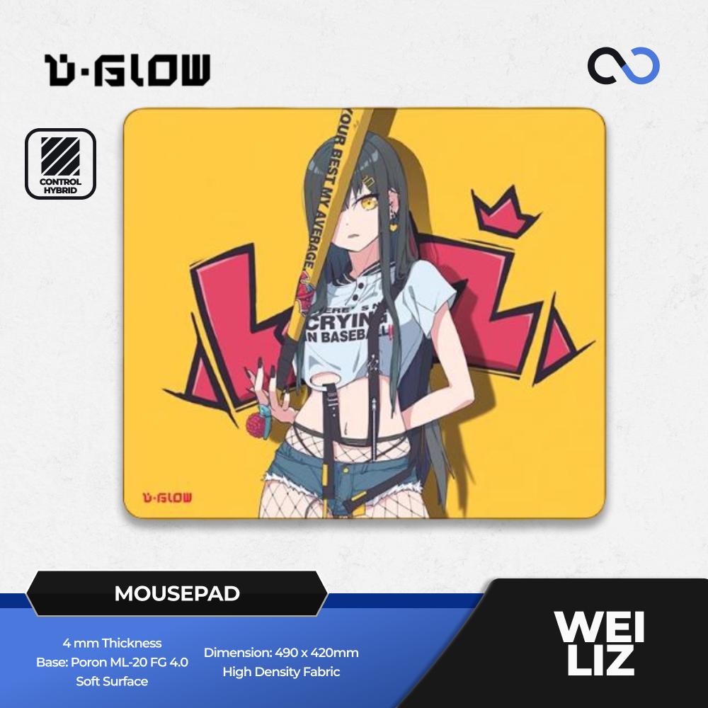 D-Glow Liz Inoac Poron Gaming Mousepad (Control-Hybrid) Type-99 like