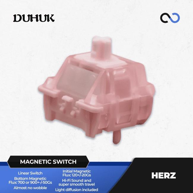 Duhuk Herz HE Hall Effect Keyboard PCB Mount Magnetic Switch (Linear)