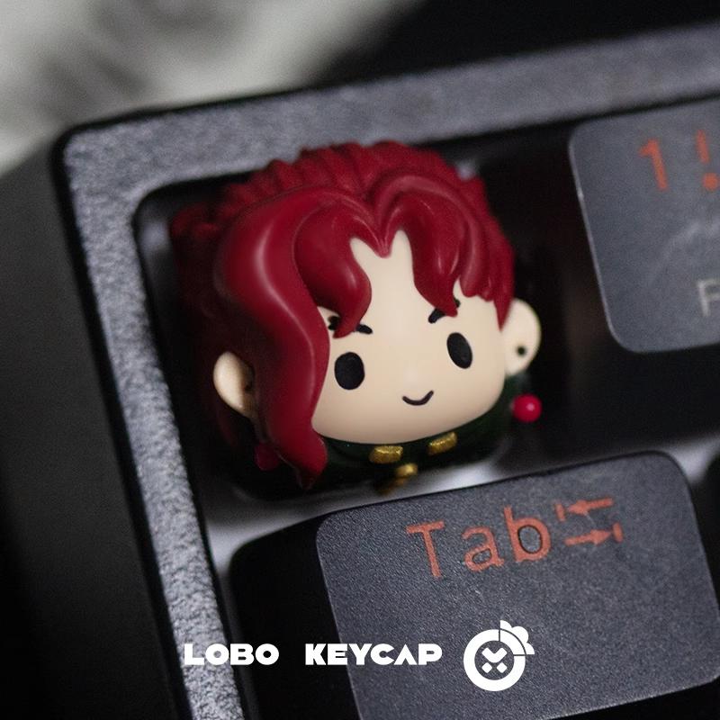Lobo Noriaki Kakyoin JoJo's Bizarre Adventure Anime Theme Artisan Keycaps Resin Keycap