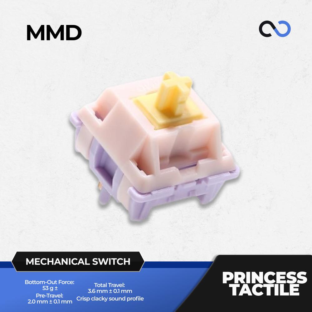 MMD Princess Tactile Mechanical Keyboard PCB Mount Switch (Tactile)