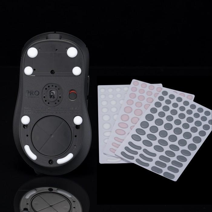 TBTL BTL V2 Rock Gray Dots Universal Mouse Feet / Mouse Skate PTFE for Cloth Mouse pad (Speed)