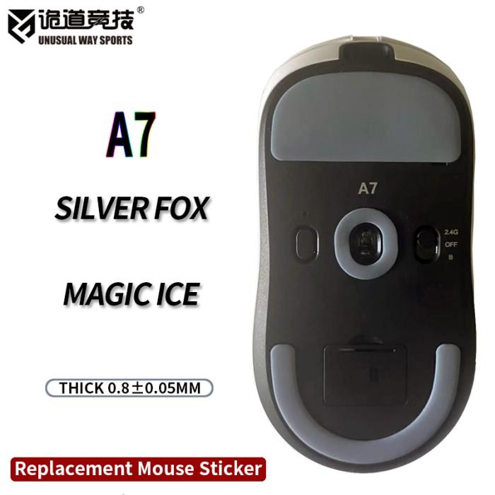 Unusual Way Sports Silver Fox MCHOSE A7 Series Mouse Feet / Mouse Skate PTFE (Speed)