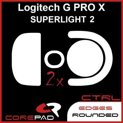 Corepad CTRL G Pro X Superlight 2 / GPX 2 PTFE Mouse Feet / Mouse Skate for Cloth Mouse pad (Control)